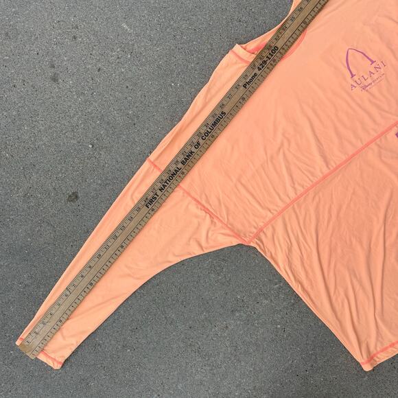 Disney Aulani Resort Spirit Jersey Orange Long Sleeve Swim Shirt UPF 50 LARGE - Picture 14 of 14